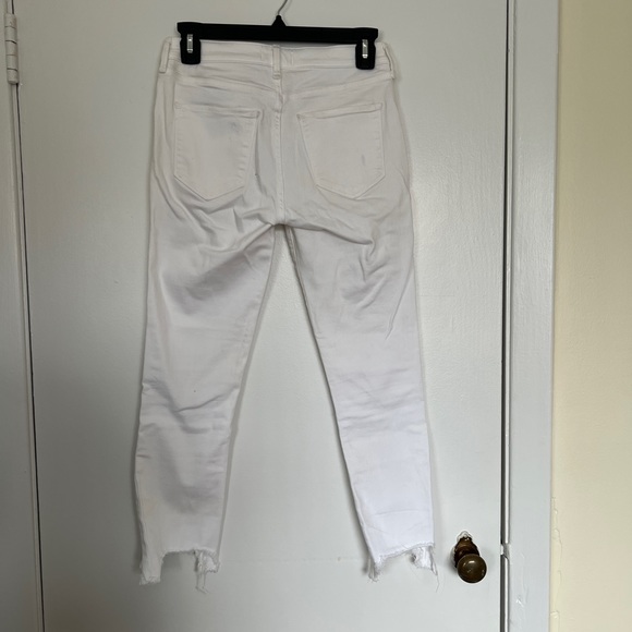 Ankle length white skinny jeans - Picture 3 of 4